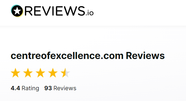 Reviews.io Ratings for Centre of Excellence